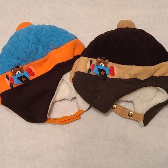 Two Aviator style winter hats - Picture 2 of 4